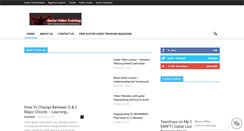 Desktop Screenshot of guitarvideotraining.com