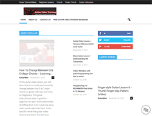 Tablet Screenshot of guitarvideotraining.com